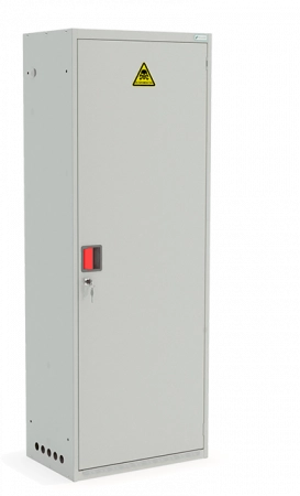 Шкаф для газовых баллонов ШГР 40-2-4(2x40л) 1631x600x385 мм Светло-серый