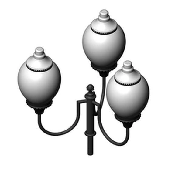 Фонарь уличный «Лотос - 3» со светильниками 5,871 м