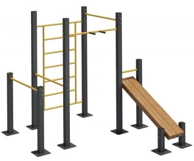 Спортивный комплекс для занятий воркаутом «Фристайл-2» (8,5 м2)