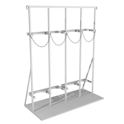 Стойка для баллонов СГМ-01 1385x580x1630 мм Серый