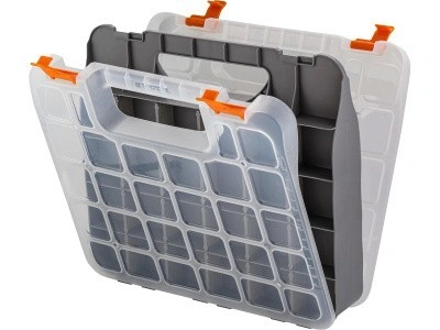 Органайзер 320х295х64 для мелочей, двусторонний, с крышкой, код: 33738