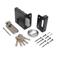 Птимаш ЗН1-1У (усиленный цилиндр) черный Замок накладной (30)