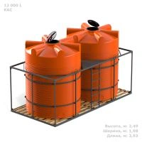 Кассета 12000 л с деревянным полом КАС
