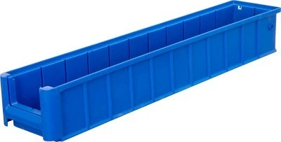 Ящик сплошной 600×117×90 мм, объем 6.32 л., арт.: SK 6109, синий, код: 12382
