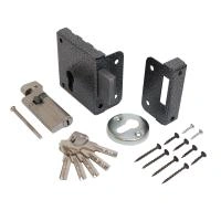 Птимаш ЗН1-1У (усиленный цилиндр) серебро Замок накладной (30)