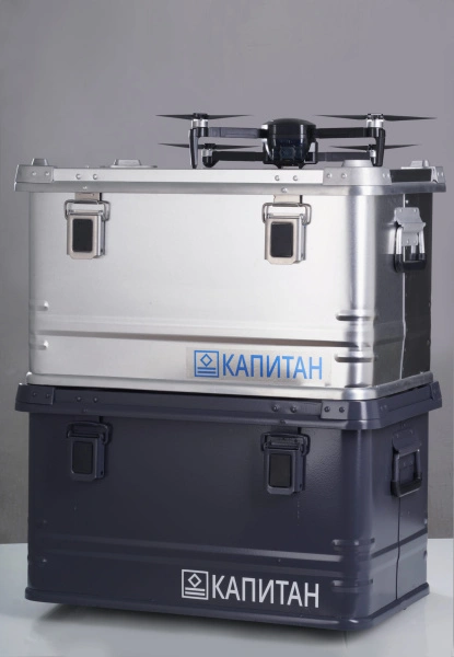 Алюминиевый ящик КАПИТАН 550х350х310мм 