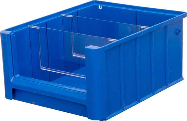 Ящик сплошной 300×234×140 мм, объем 9.83 л., арт.: SK 3214, синий, код: 12370