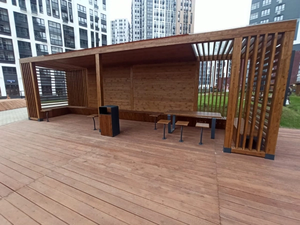 Теневой навес «Велариум» 8х2,4х3 м