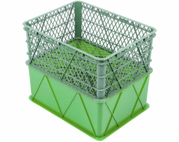 Пластиковый ящик 430х330х180 сплошной