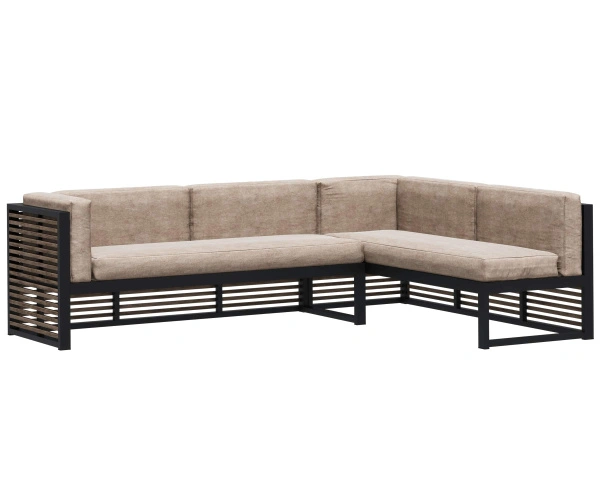 Диван угловой «Параллель» 1 Ангарская сосна