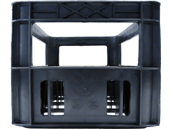 Ящик перфорированный 420×340×270, арт.: 419, объём 38.56, чёрный, код: 00430