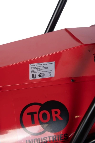 Пушка тепловая электрическая 15 кВт 380В ТЭН из нержавеющей стали TOR BJE-F15
