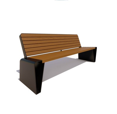 Скамейка уличная «Мегаполис» (0,6 ангарская сосна)